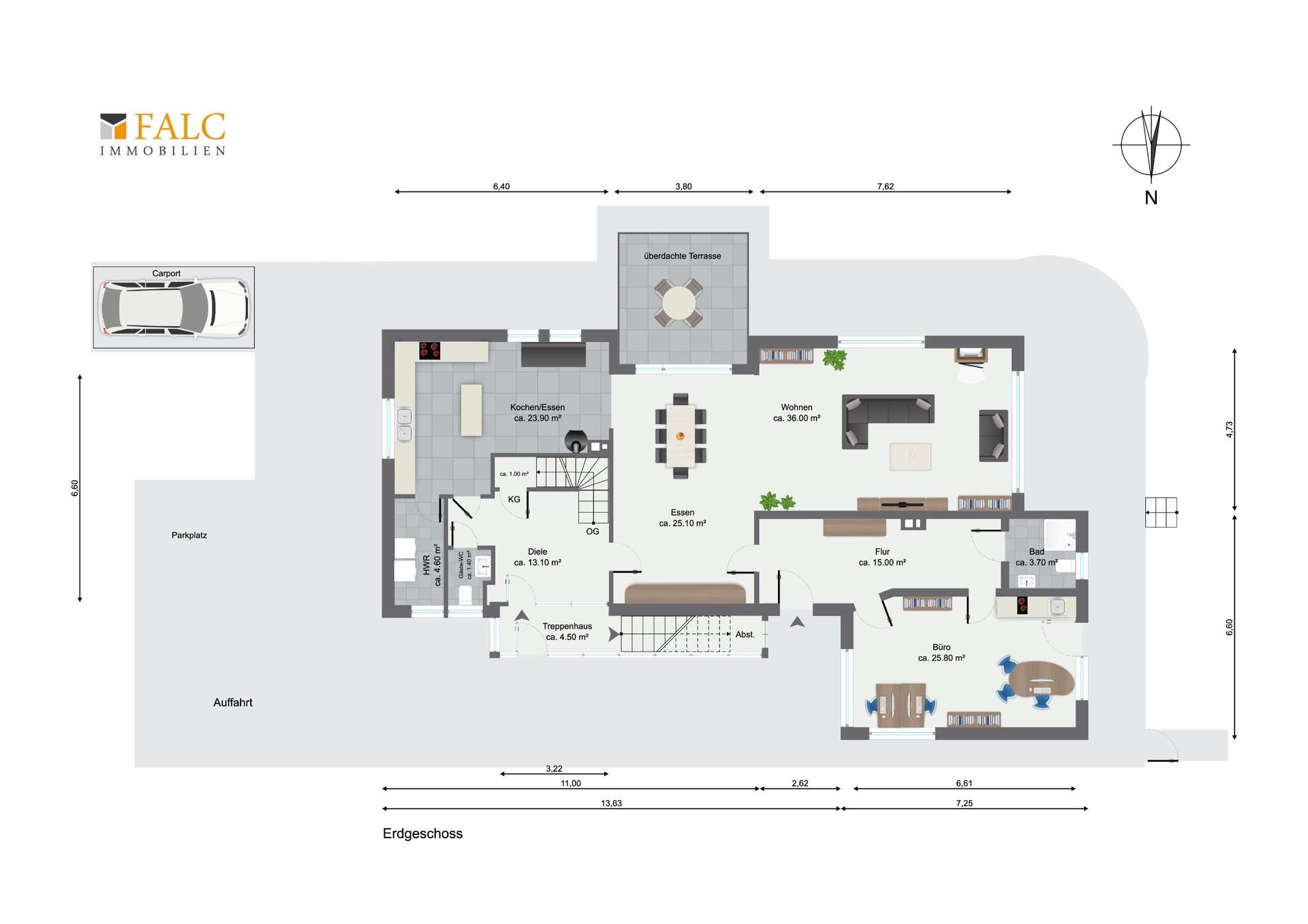 Grundriss - Erdgeschoss