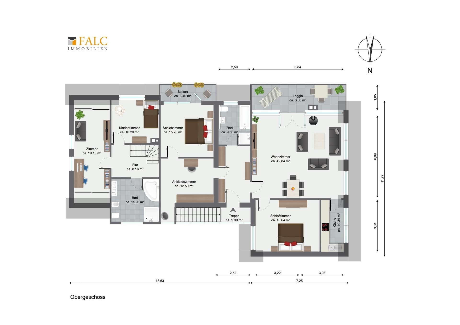 Grundriss - Obergeschoss