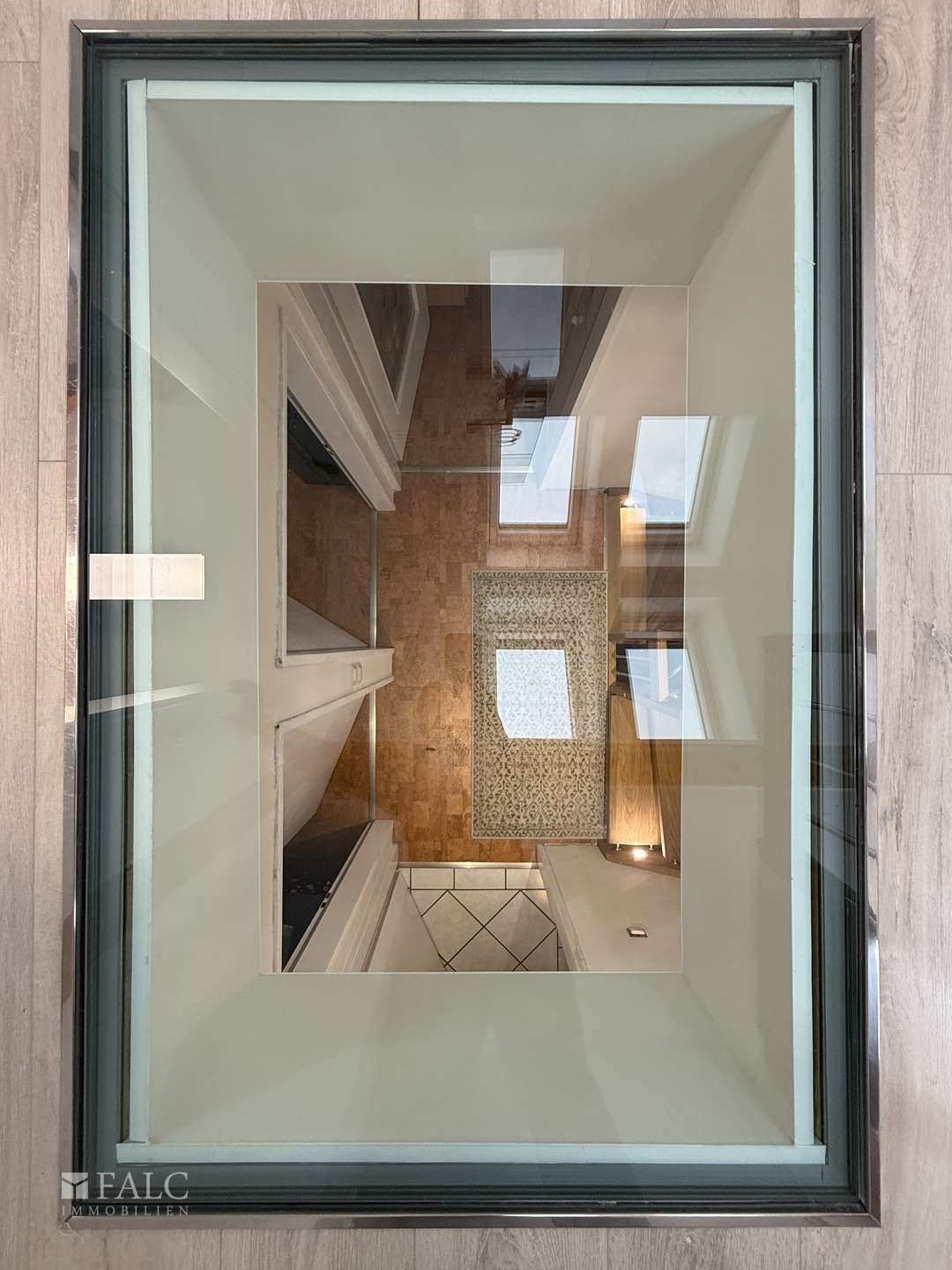 Begehbare Glasfläche