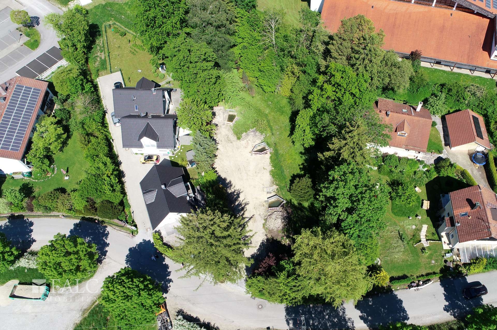 Grundstück Draufsicht