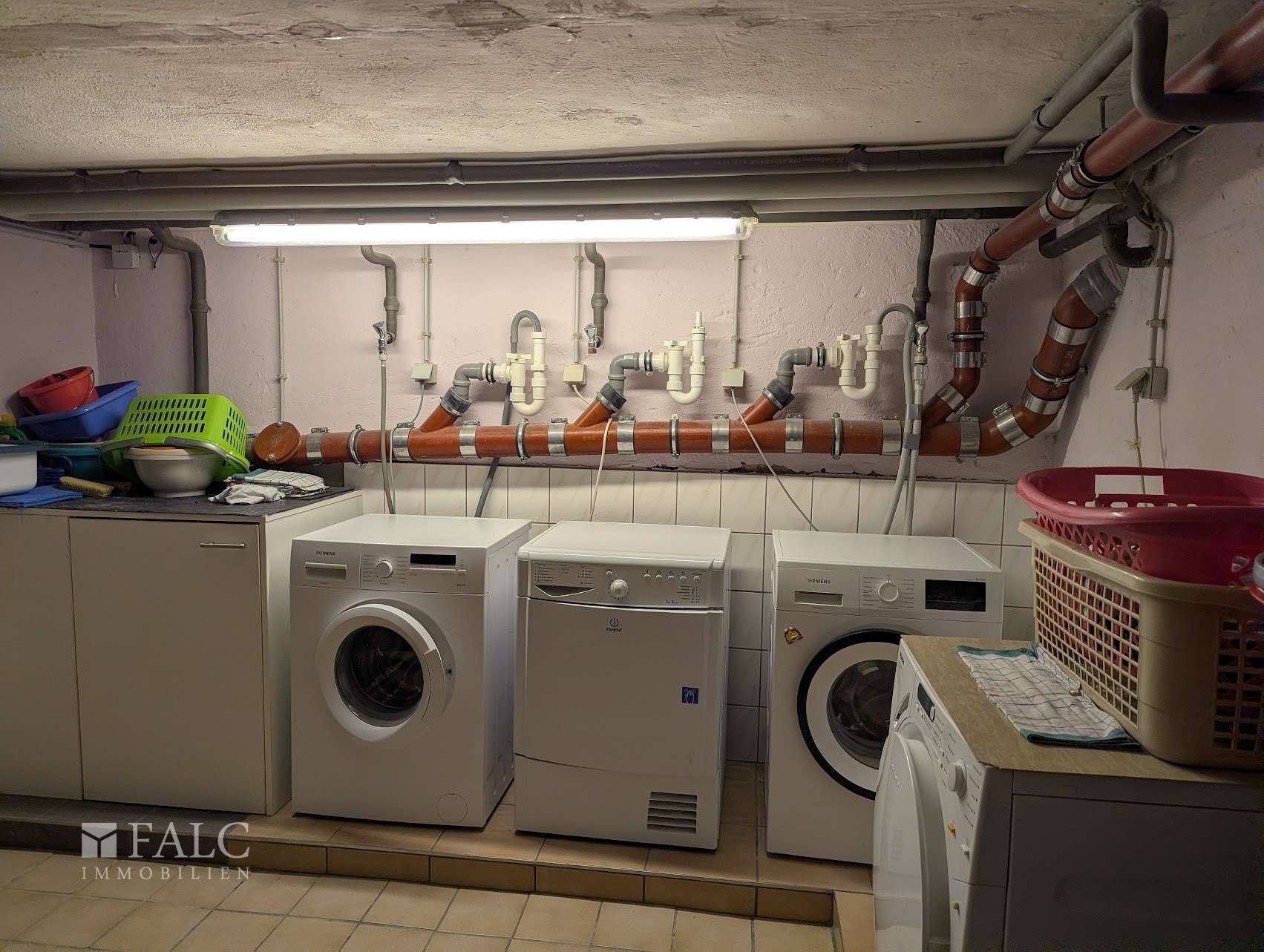 Waschraum im Keller