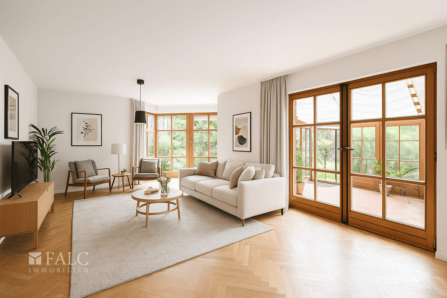 Einrichtungsbeispiel Wohnzimmer