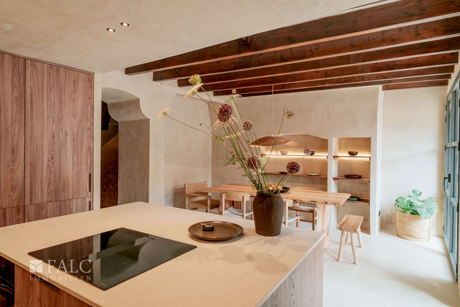 Küche und Essbereich