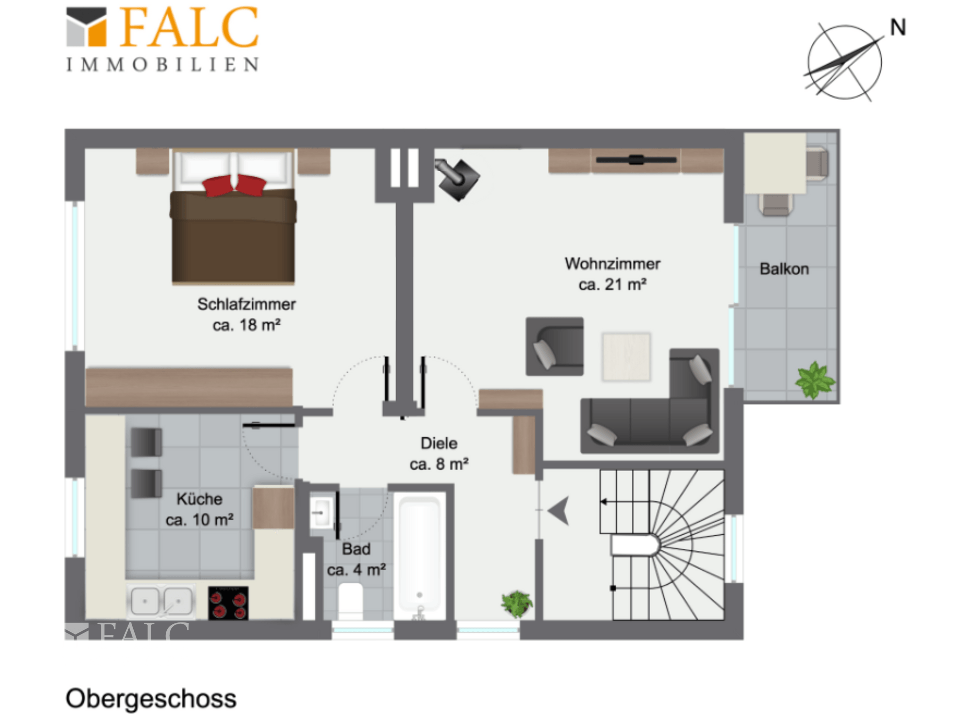 Grundriss Obergeschoss