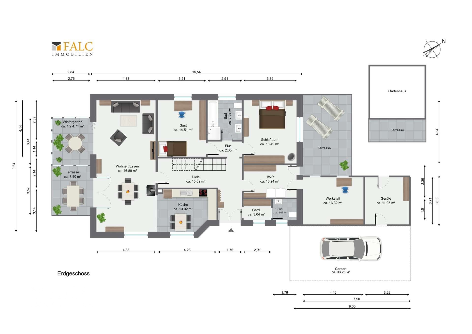 Grundriss - Erdgeschoss