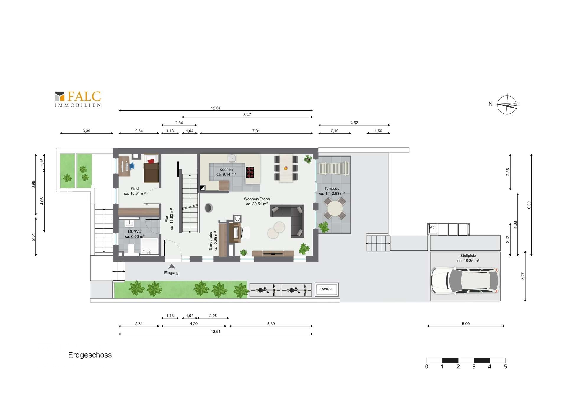 Genehmigtes Erdgeschoss