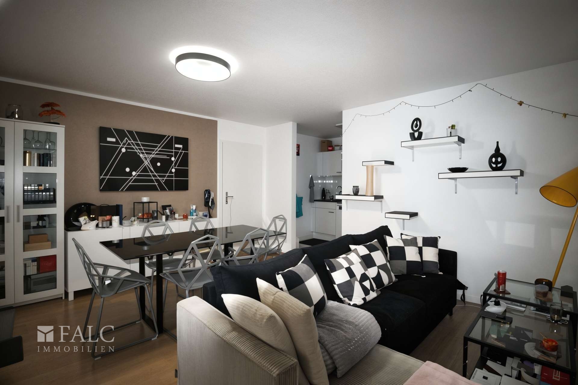 Wohn-Essbereich - (KI generiert)