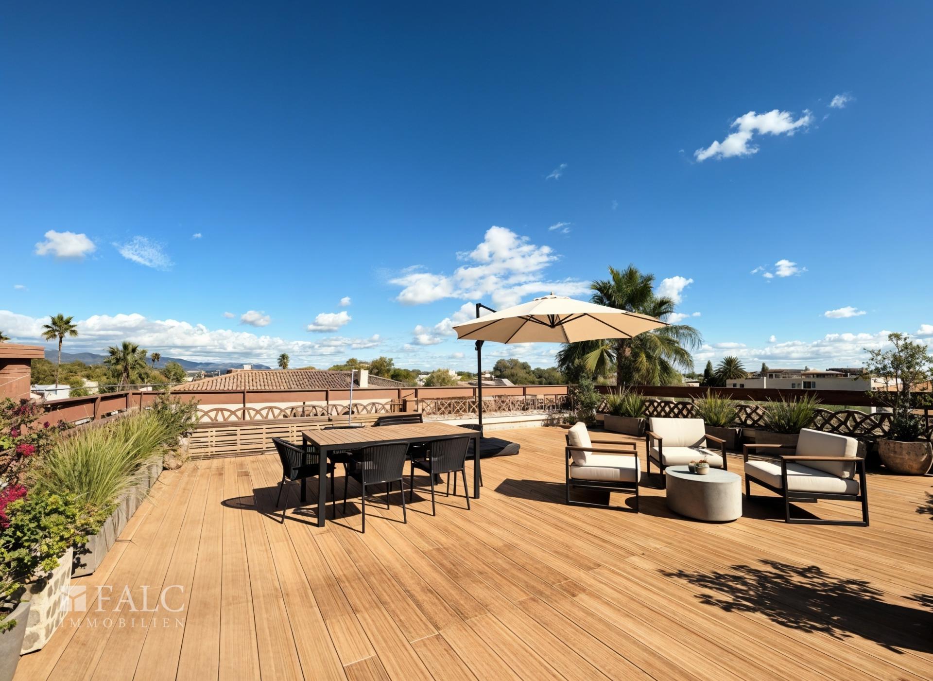 Dachterrasse - (KI generiert)