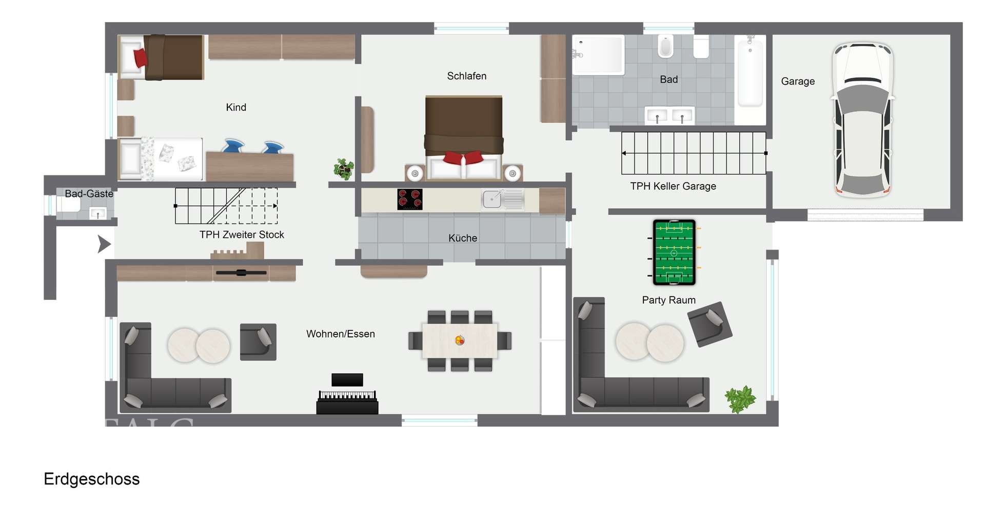 Beispiel Grundriss Erdgeschoss