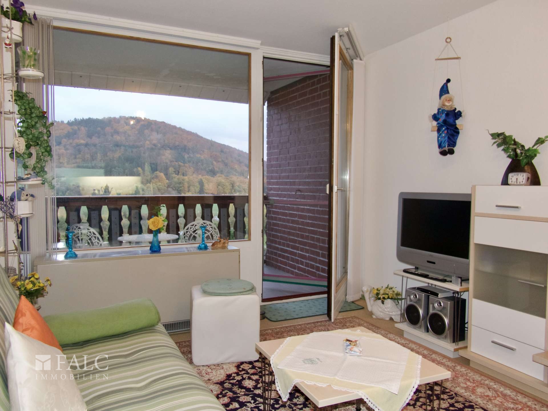 Wohnen, Süd-Loggia-Balkon