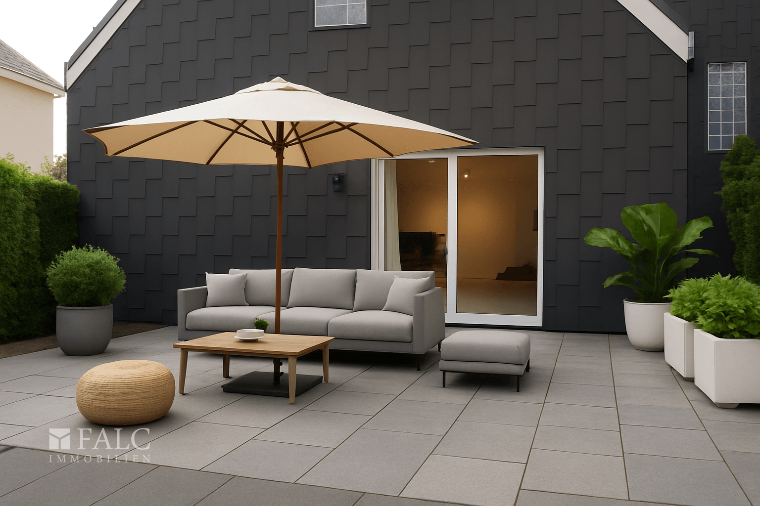 Terrasse (KI berabeitet)