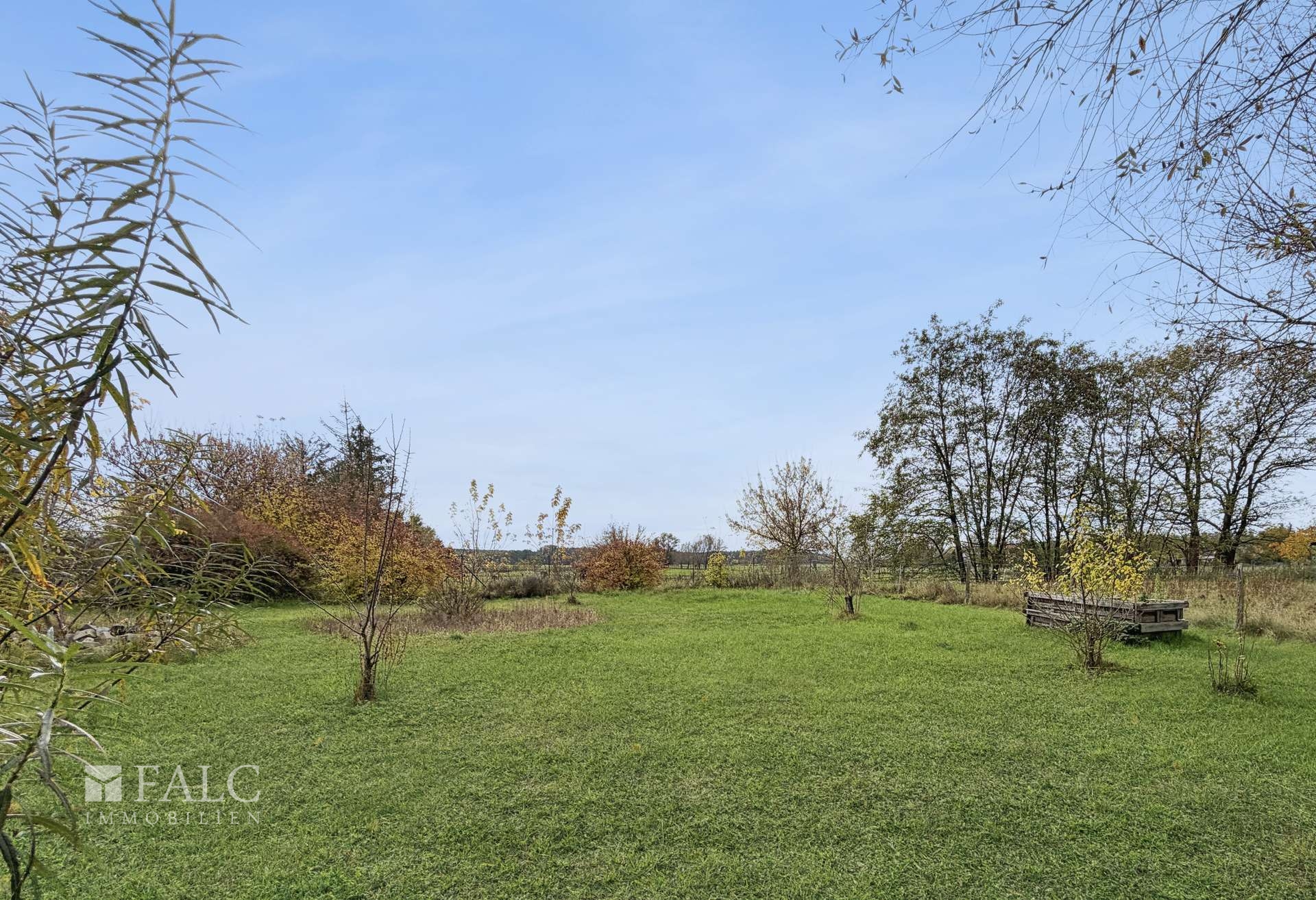 Grundstück Blick in Süd