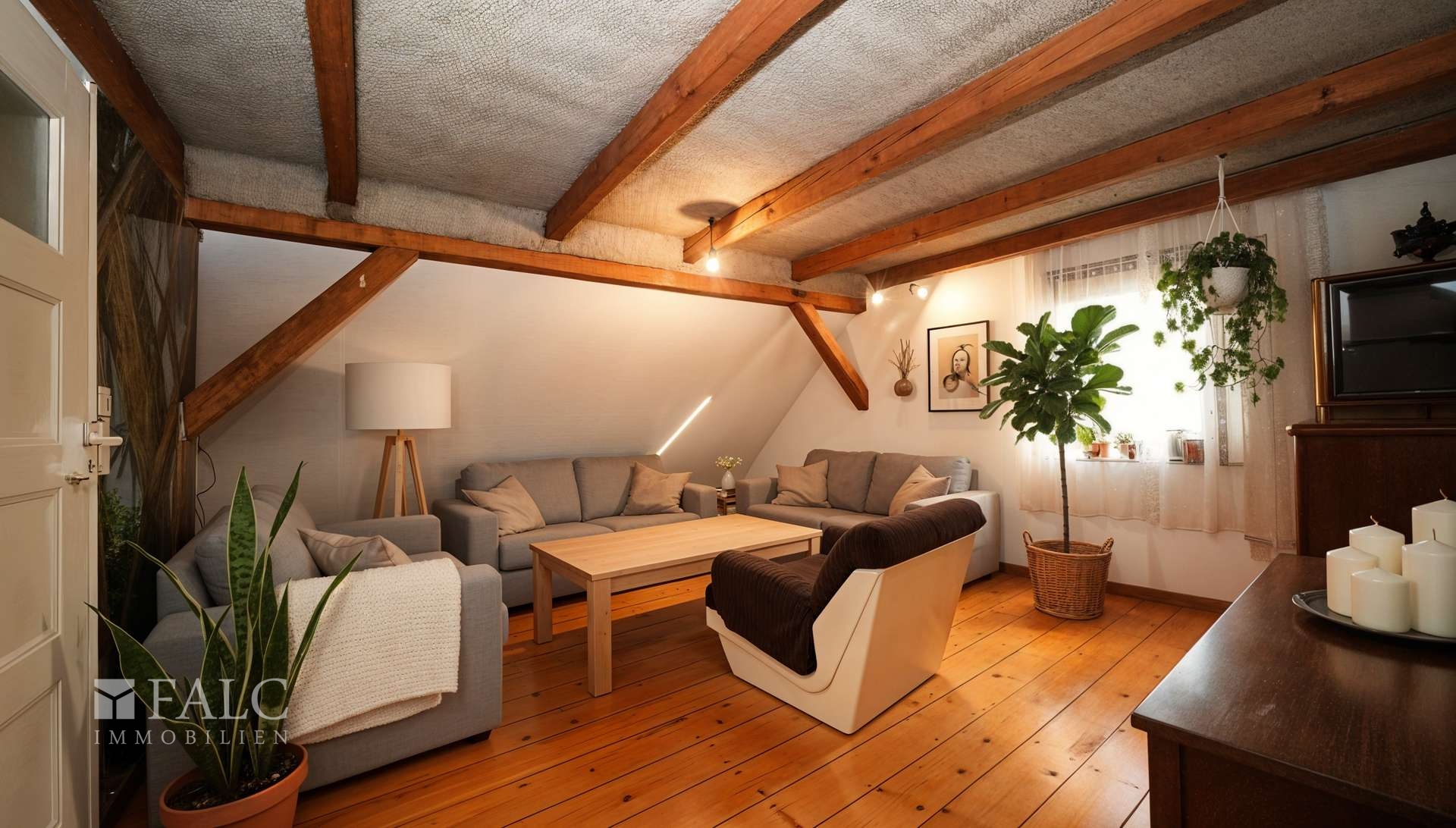 Gemütlich im Dachgeschoss