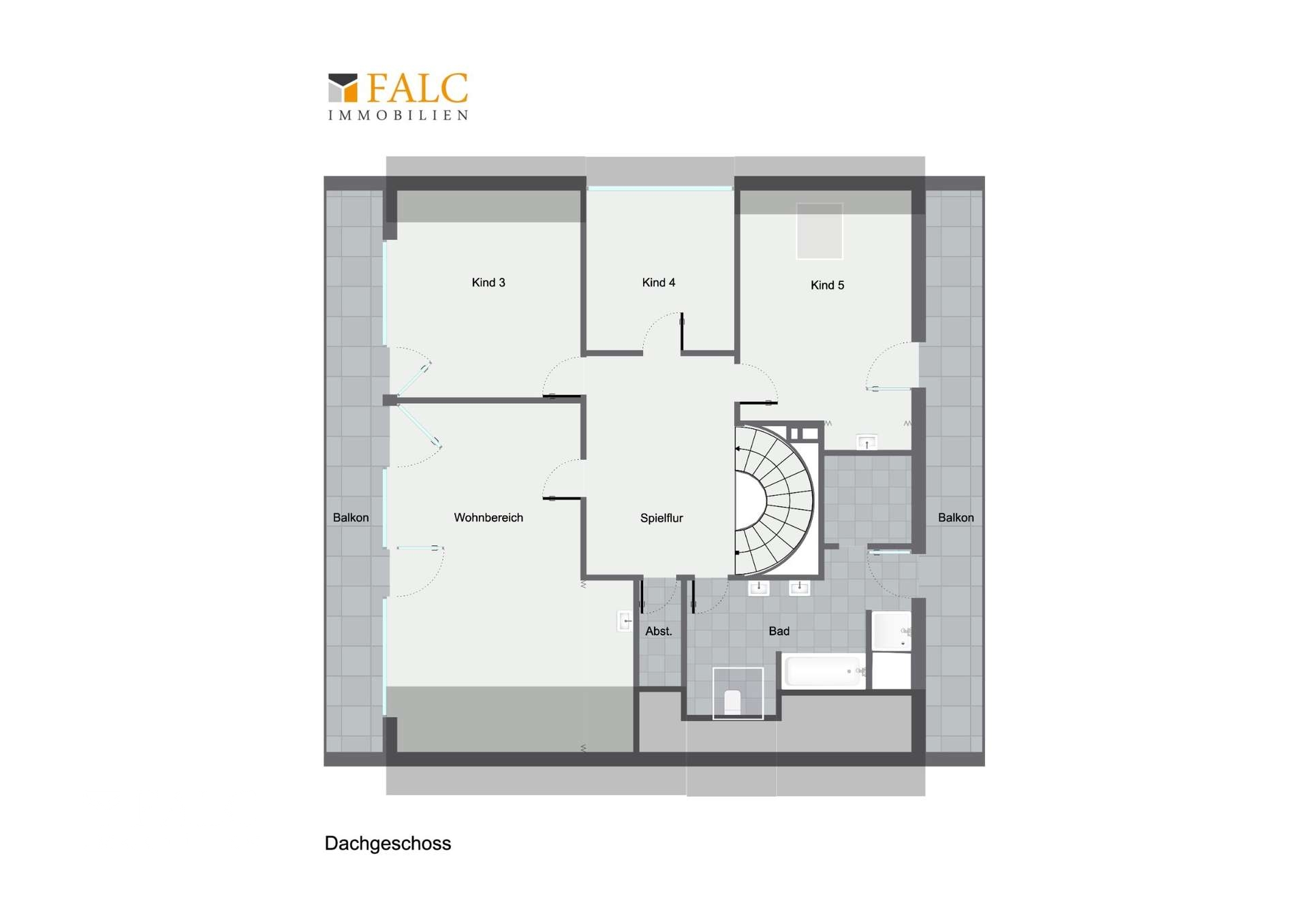 Grundriss Dachgeschoß