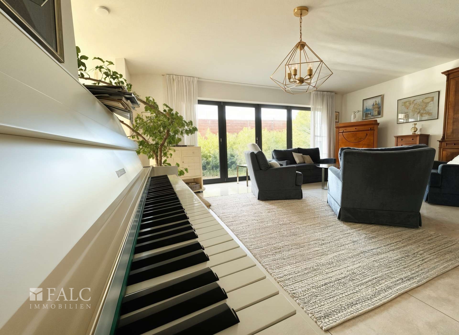 Wohnzimmer- (KI generiert)