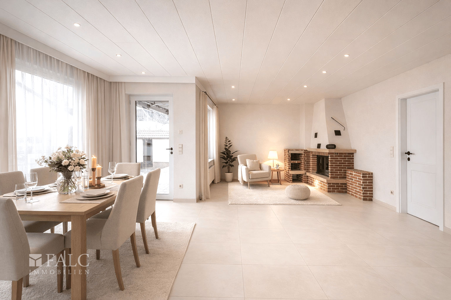 Esszimmer (virtuell eingerichtet)