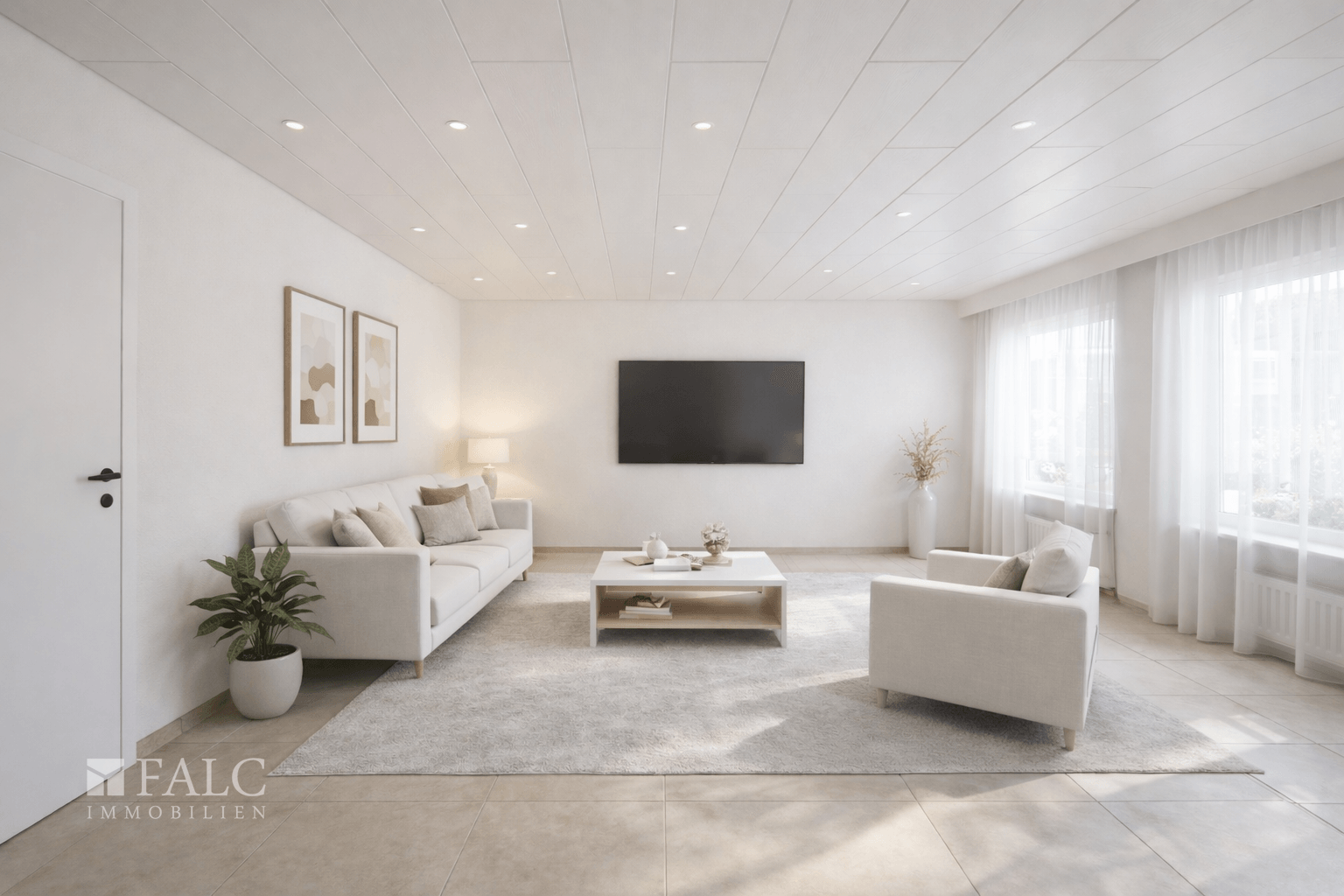 Wohnzimmer (virtuell eingerichtet)