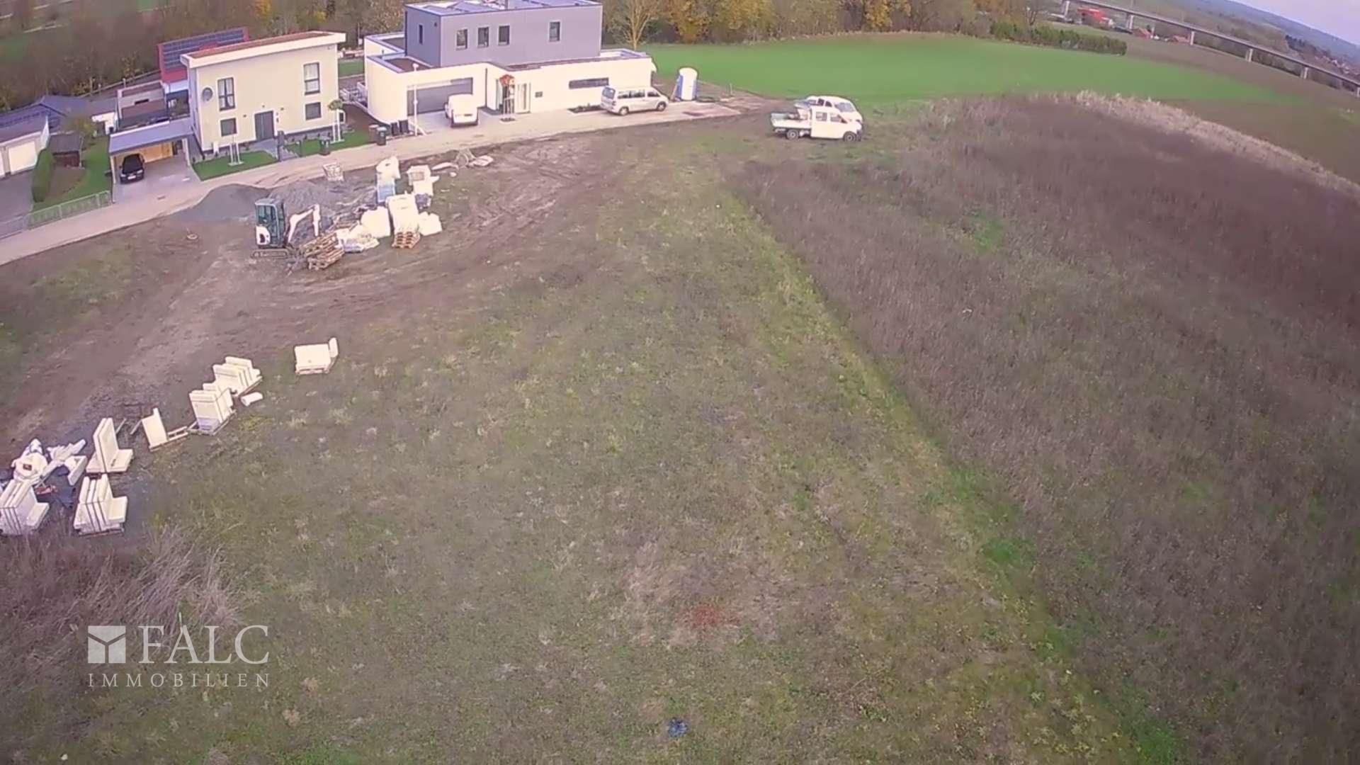 Grundstück von oben 