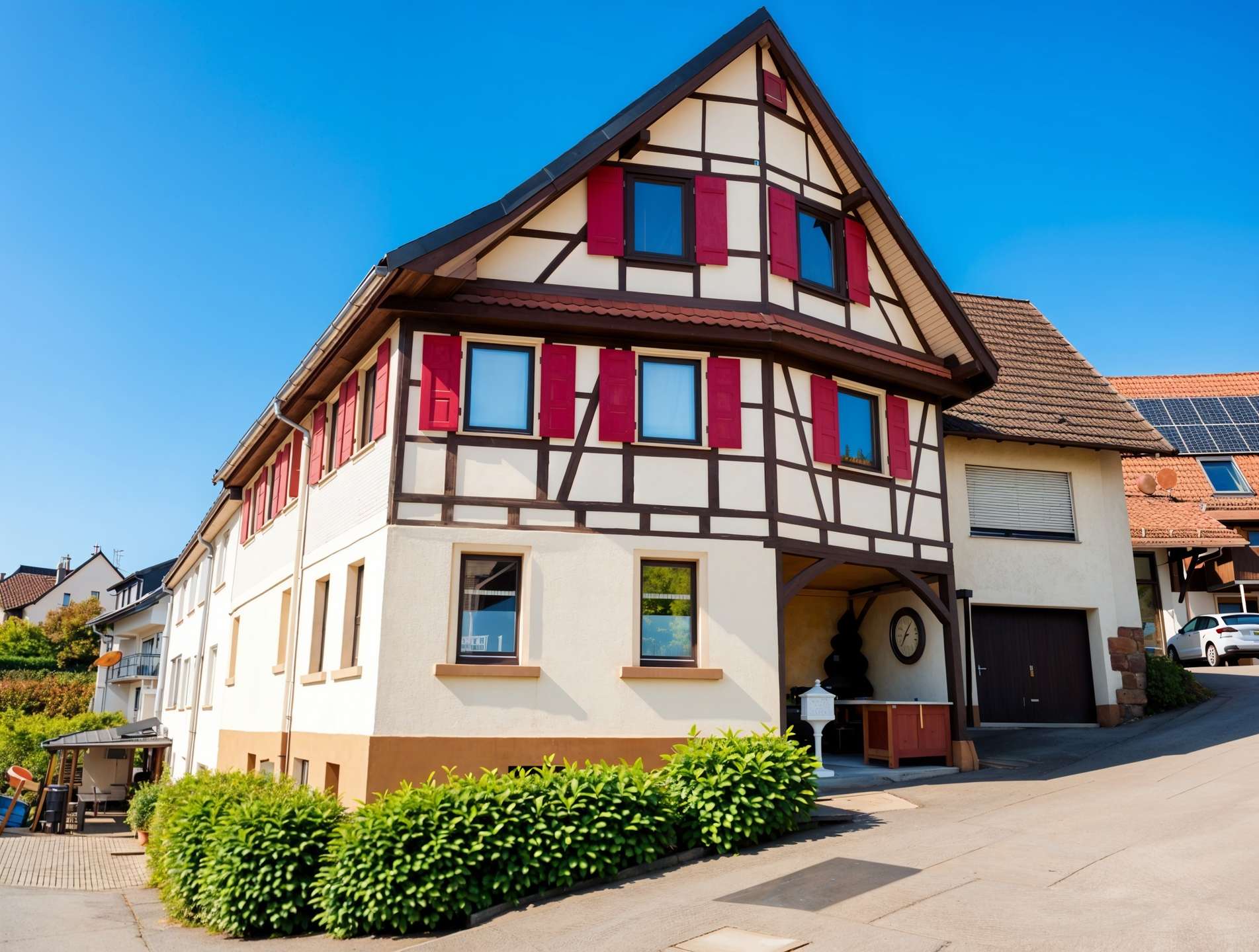 Schönes Fachwerkhaus mit Anbau in Effringen (KI)