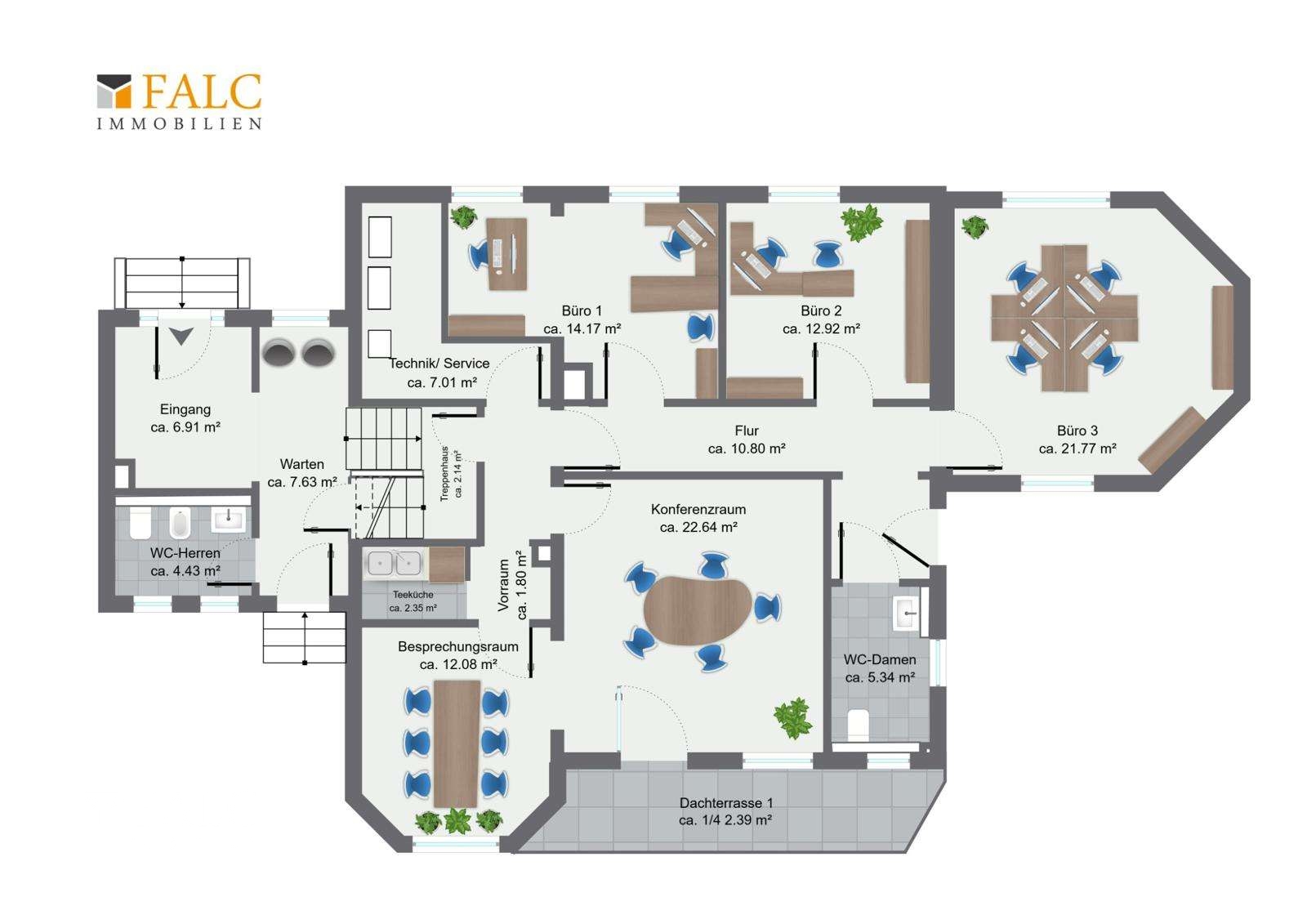 Grundriss - Hochpaterre