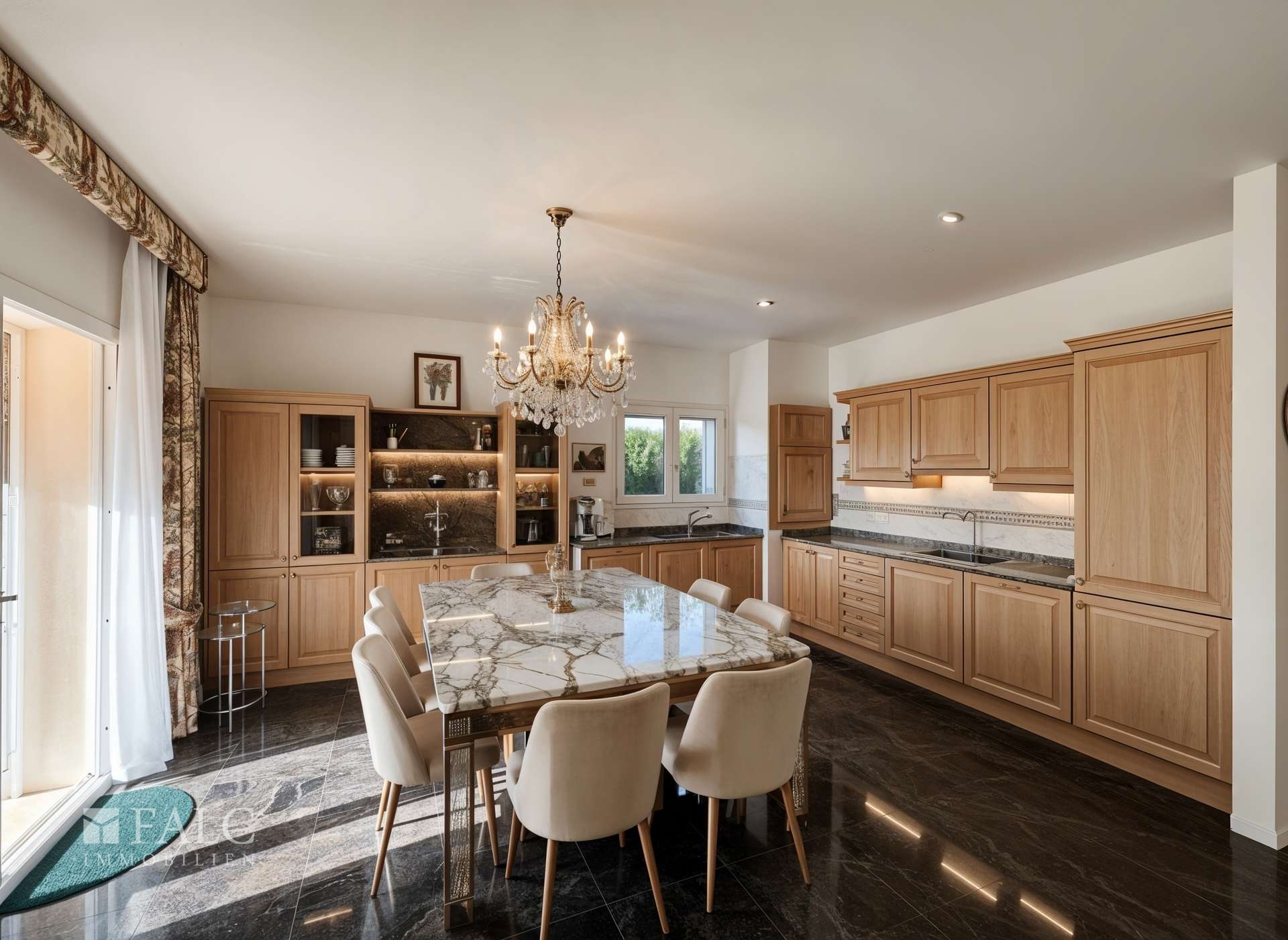 Wohnzimmer/Küche - (KI generiert)