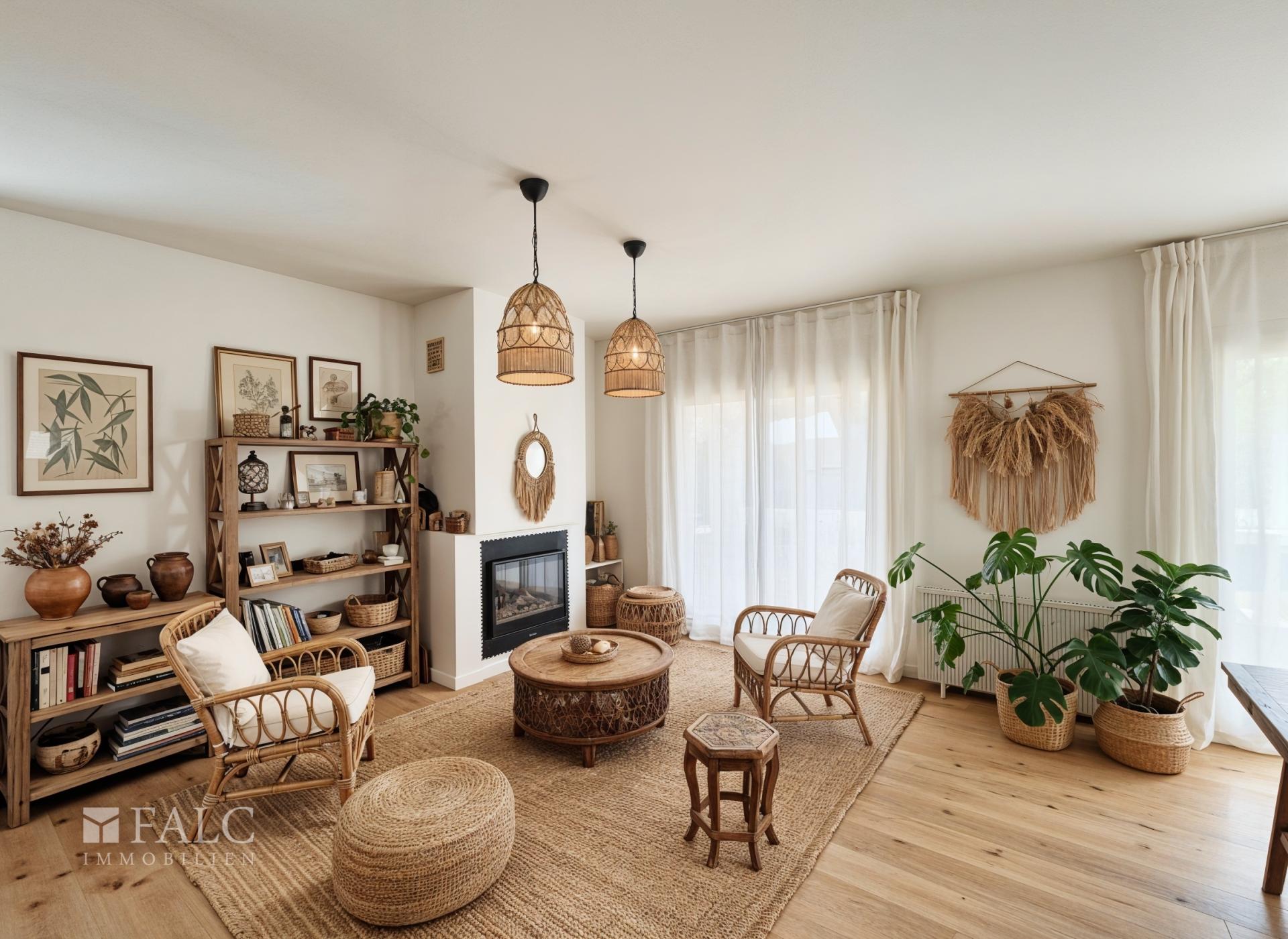 Wohnzimmer - (KI generiert)