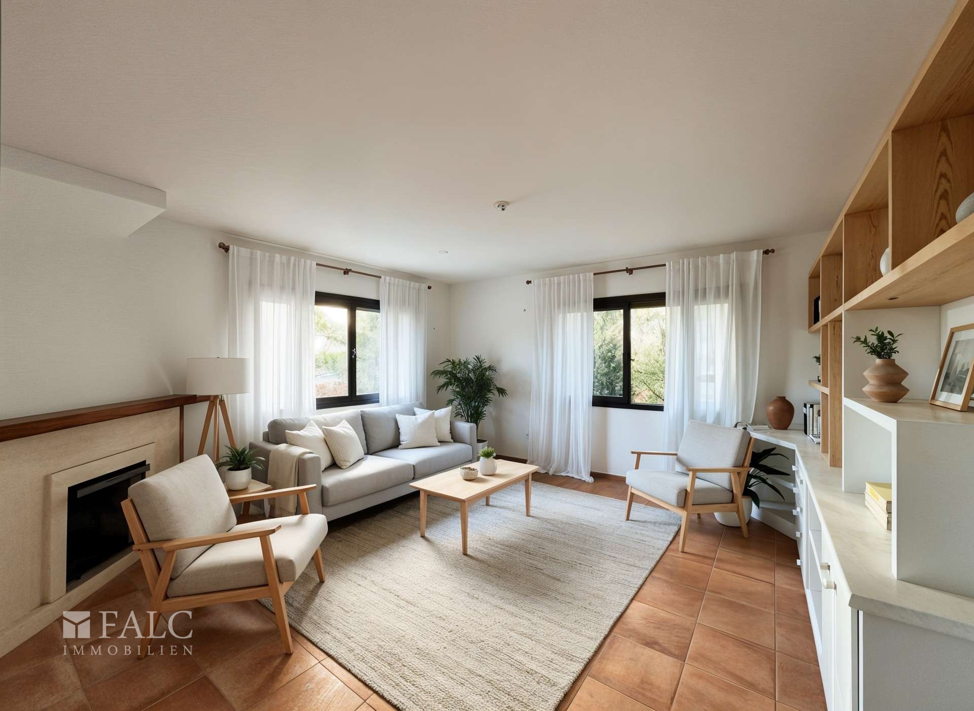 Wohnzimmer - (KI generiert)