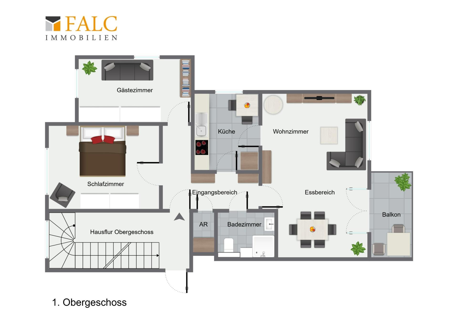 Grundriss Obergeschoss 