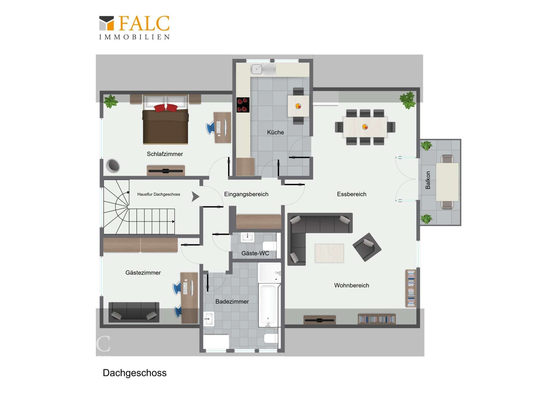 Grundriss Dachgeschoss