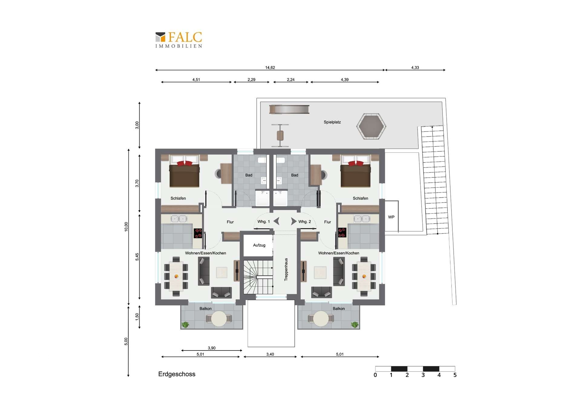 genehmigtes Erdgeschoss