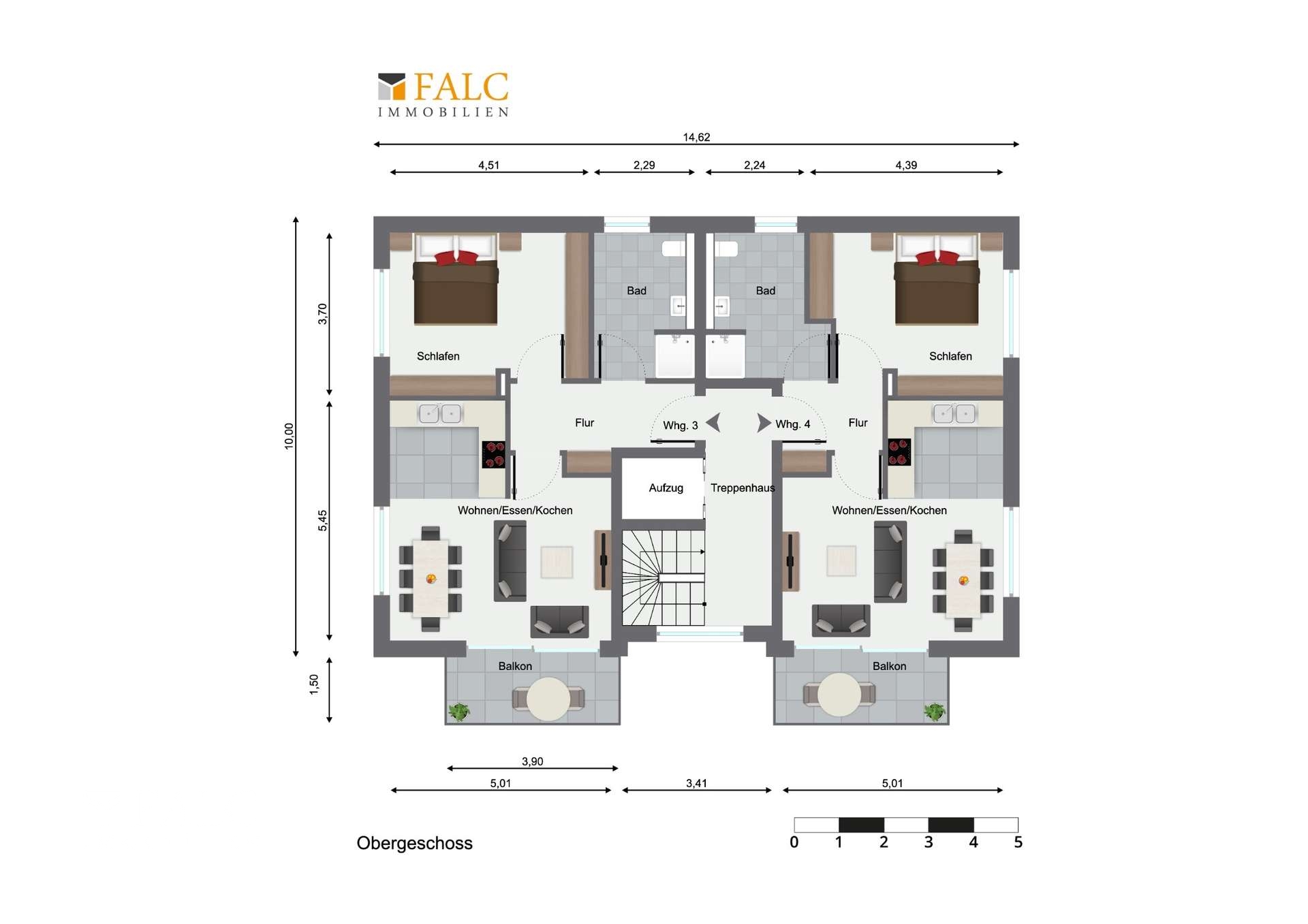 genehmigtes Obergeschoss
