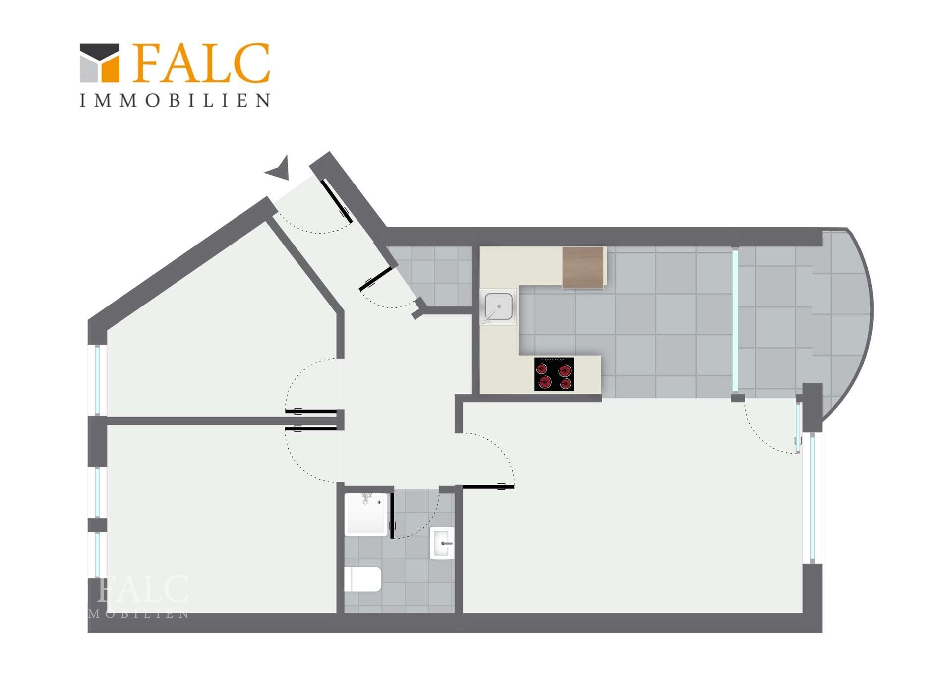 Grundriss Klarer Streck 48b Stade Wohnung 9