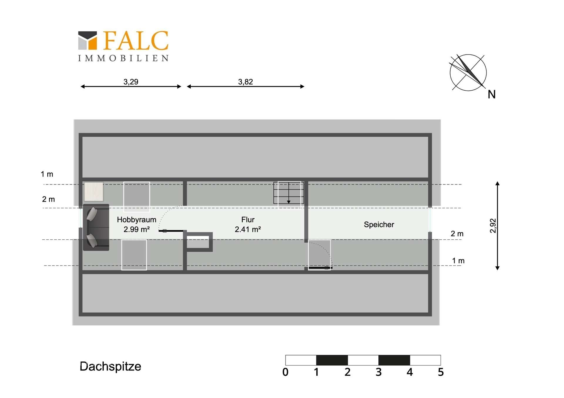 Grundriss Dachspitze