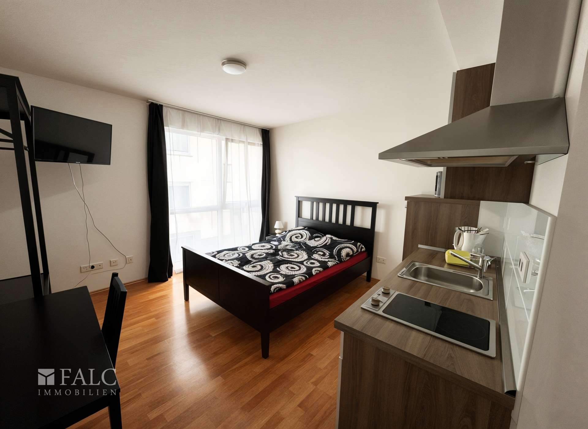 Wohnraum Apartment 3 oben links ca.22m² 