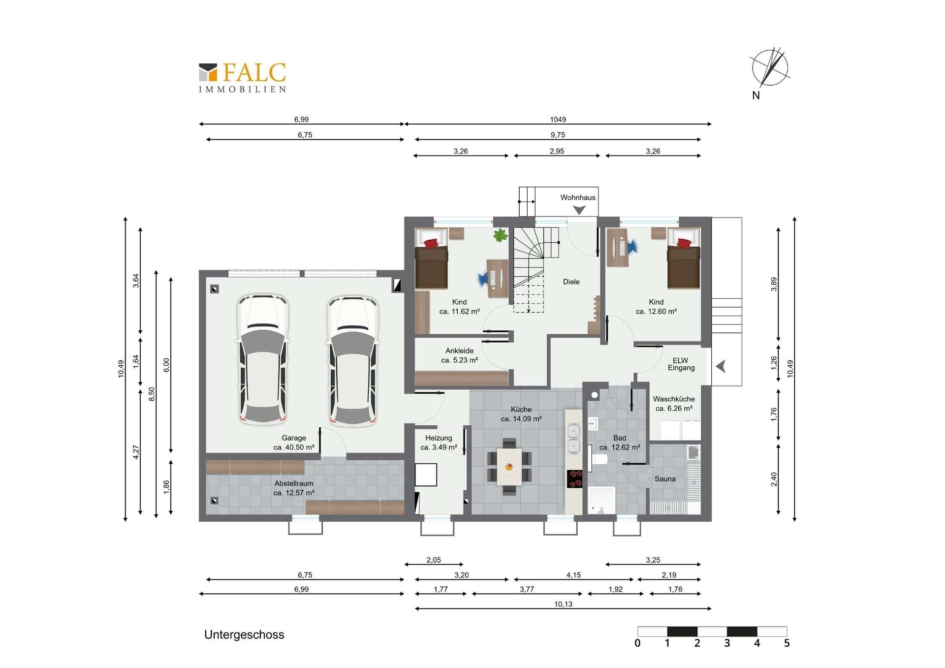 Grundriss Untergeschoss