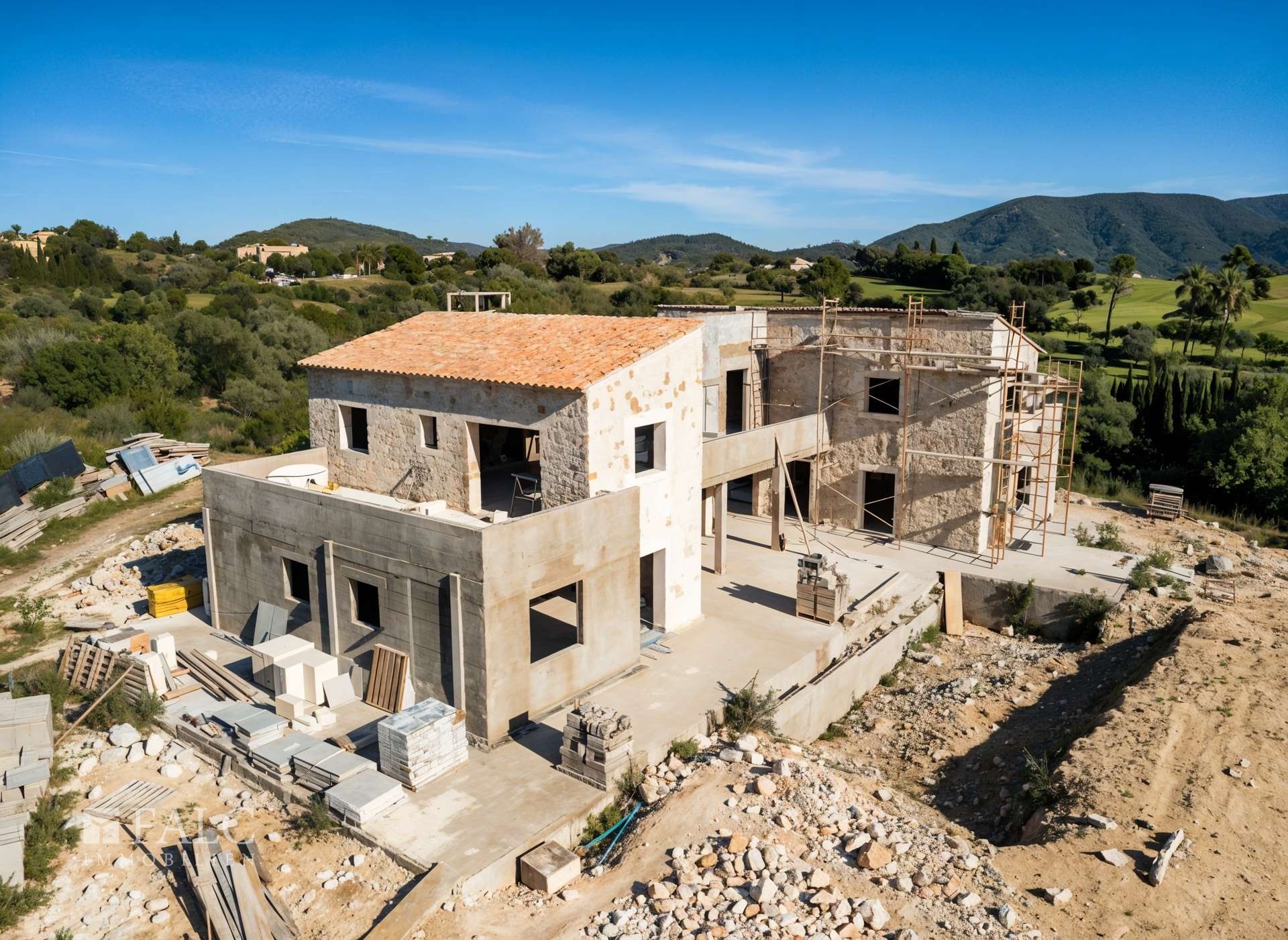 Ansicht Rohbau - (KI generiert)