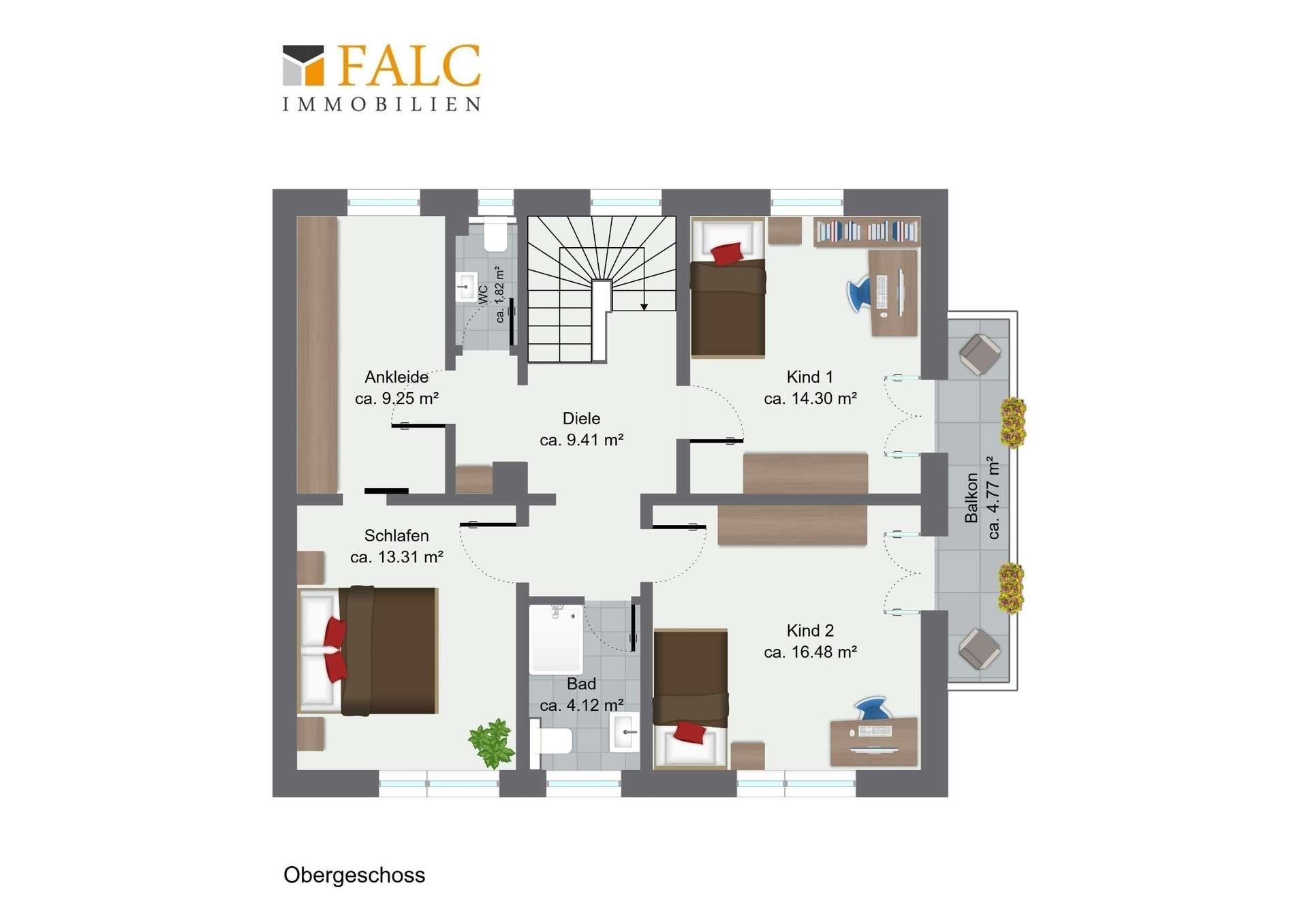 Grundriss Obergeschoss