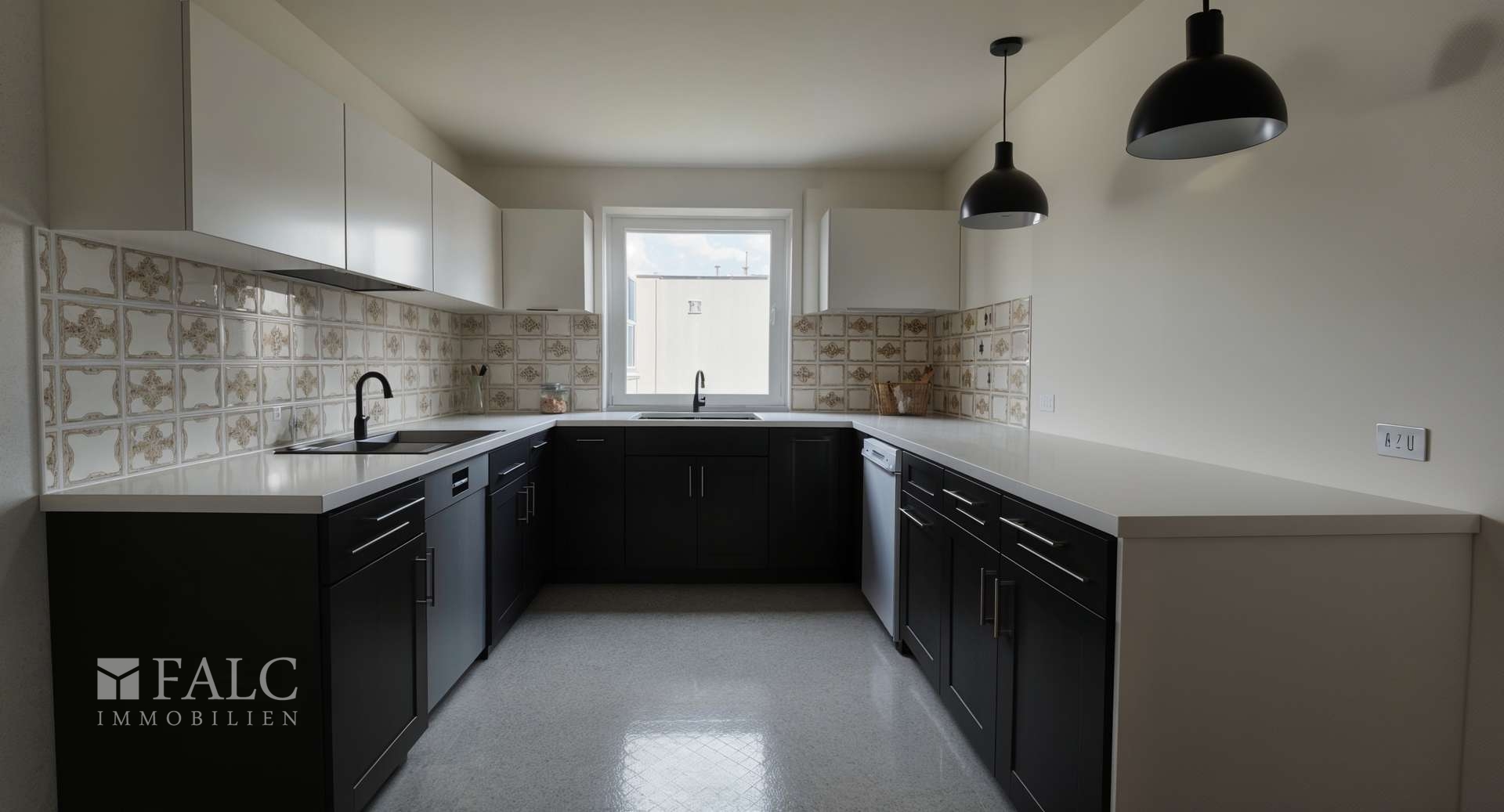  Küche, Modern - (KI generiert)