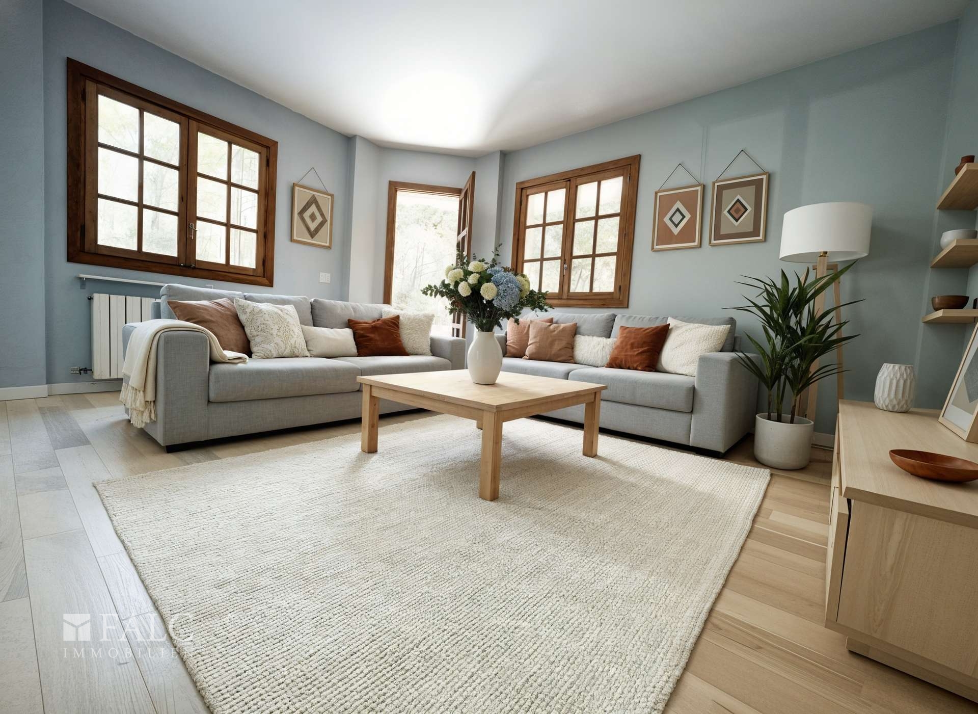 Wohnzimmer - virtual Staging