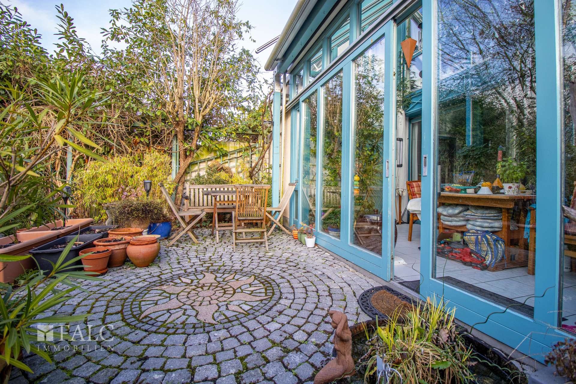 Perfekte Süd-West-Ausrichtung