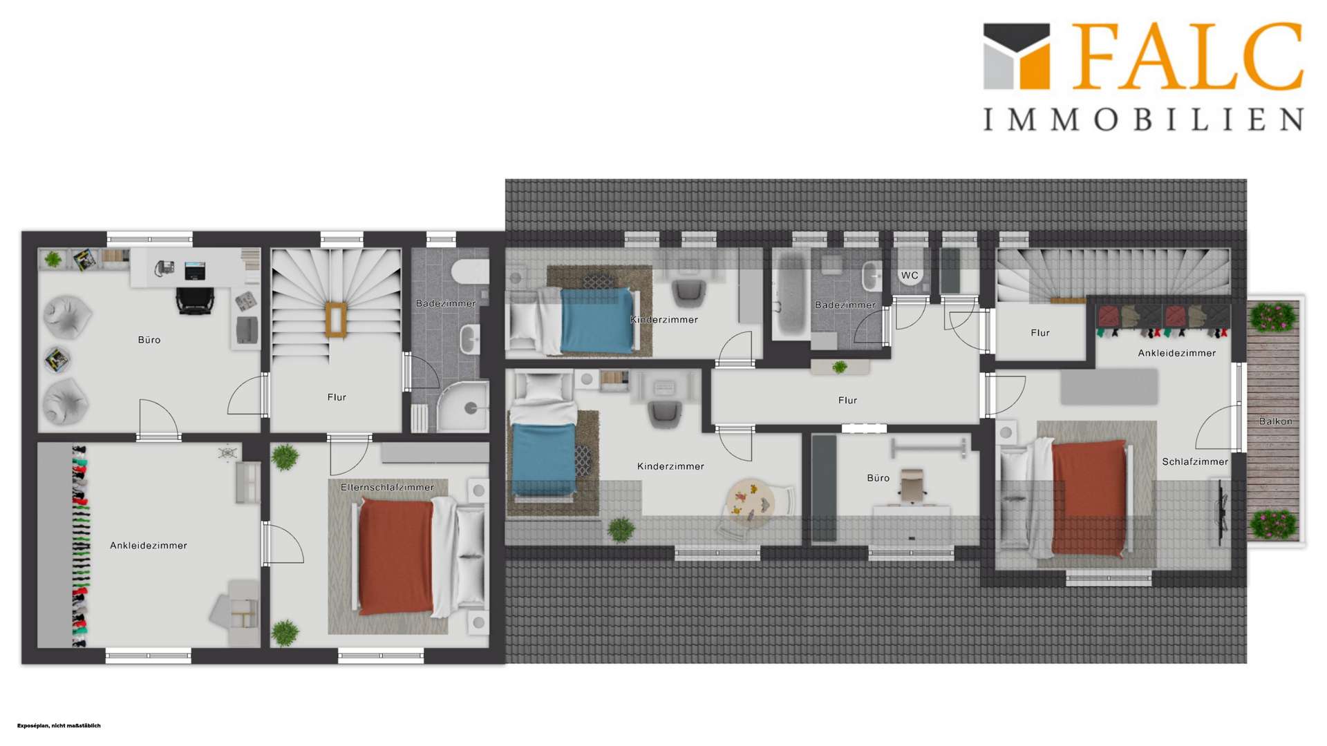 Obergeschoss / Dachgeschoss