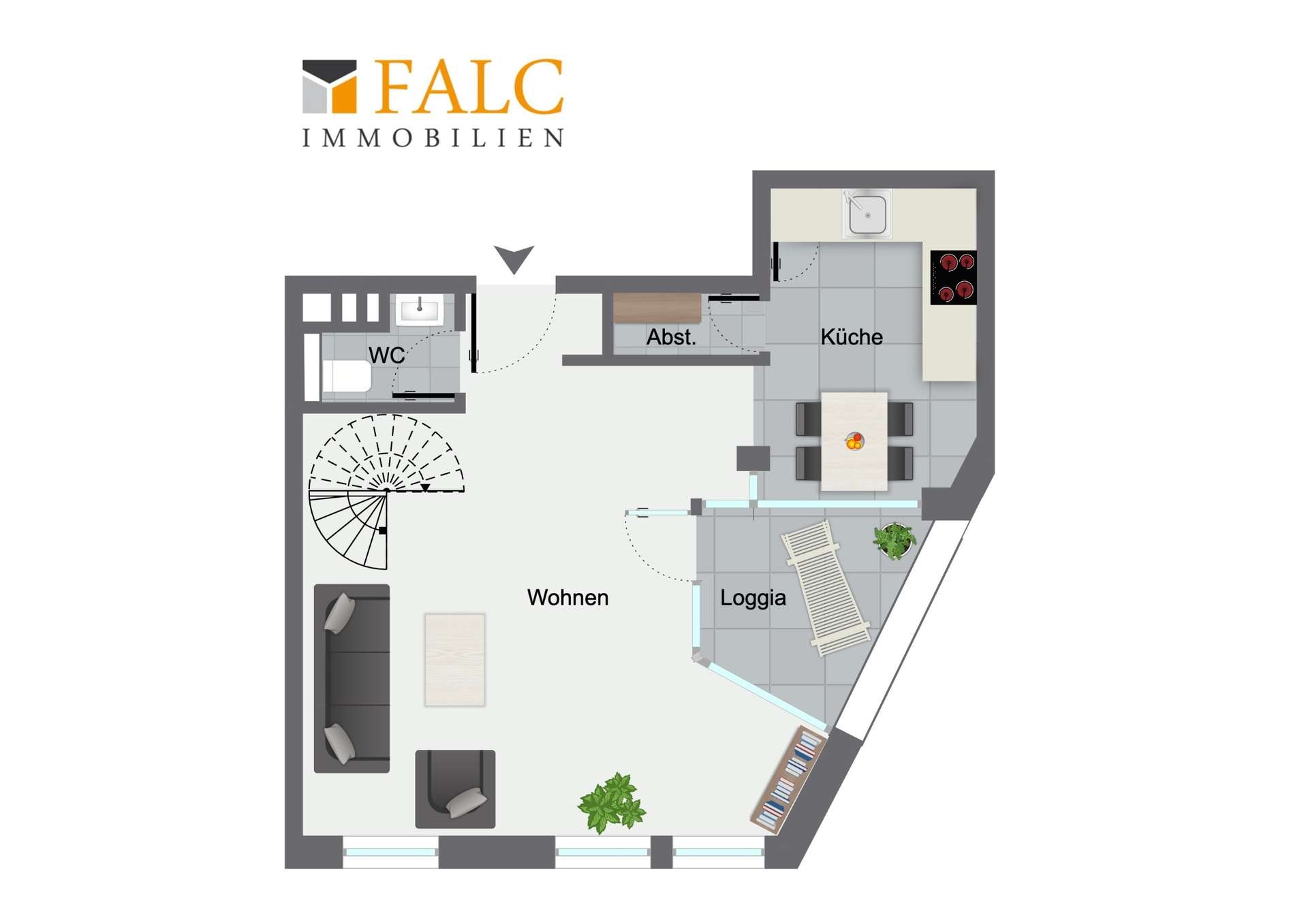 Maisonette Wohnung (Unten)