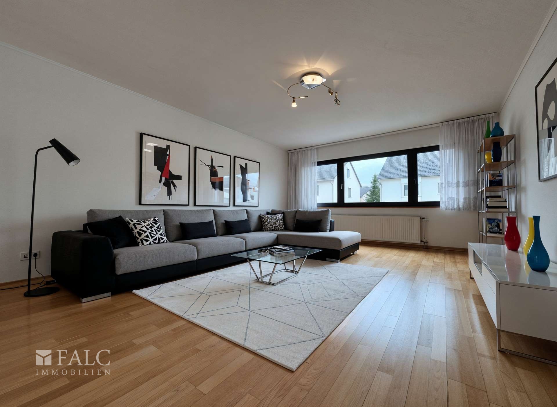 Wohnzimmer visualisiert