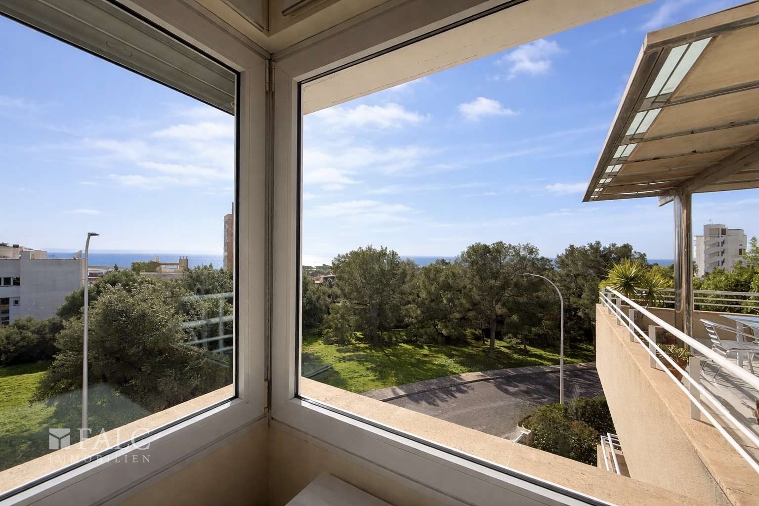 Aussicht Masterschlafzimmer