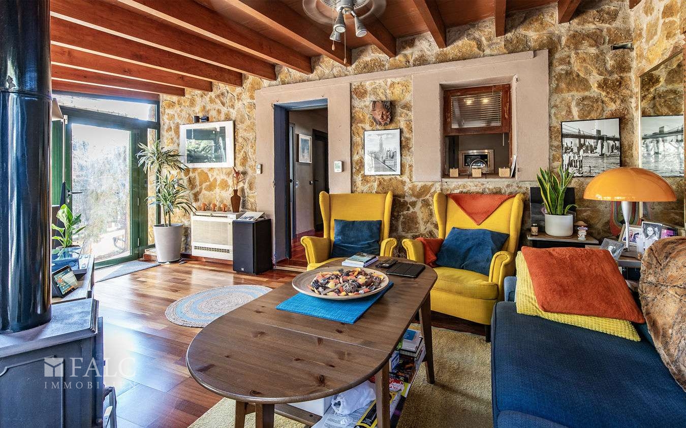 Wintergarten mit Kamin