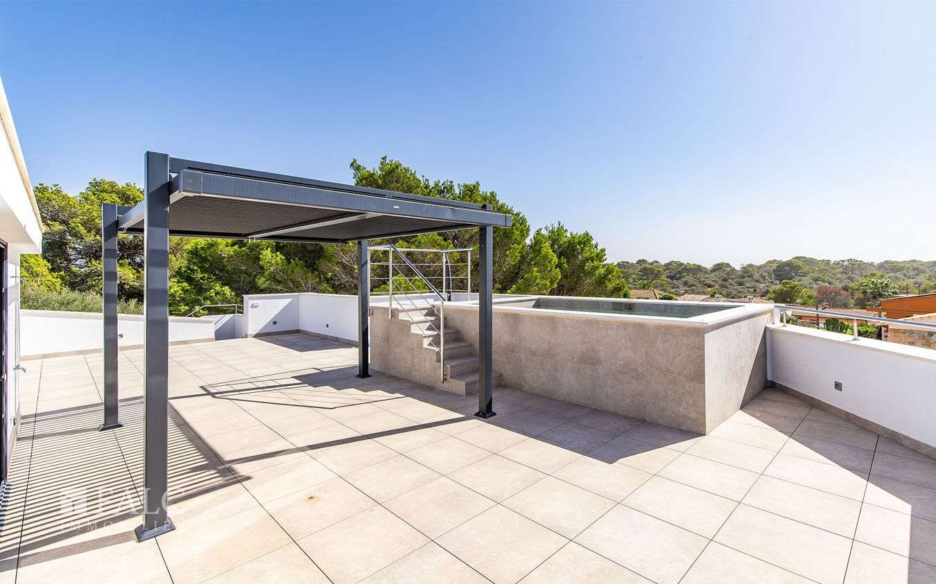 Dachterrasse mit Whirlpool