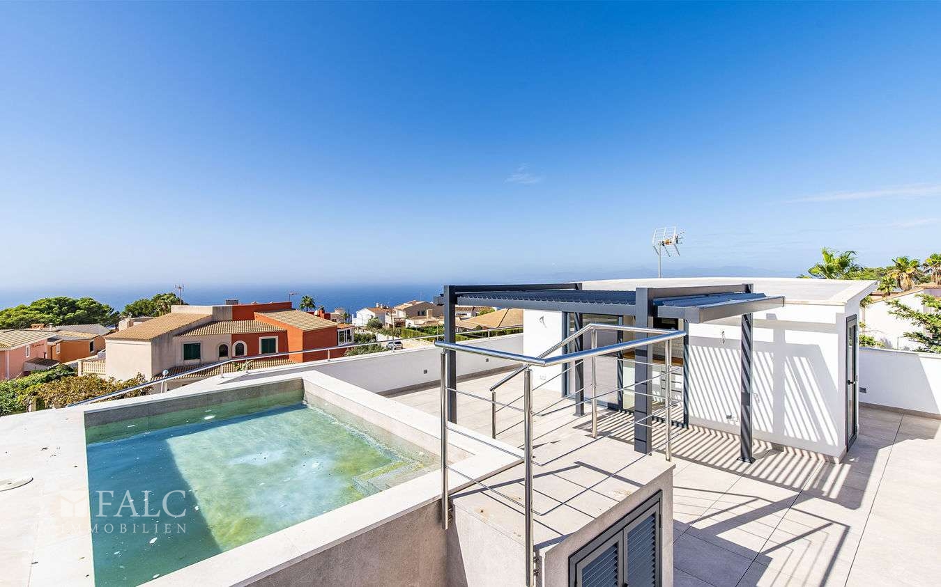 Dachterrasse mit Whirlpool