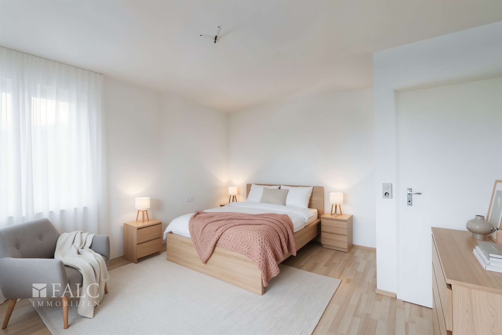 Schlafzimmer - Möblierungsbeispiel