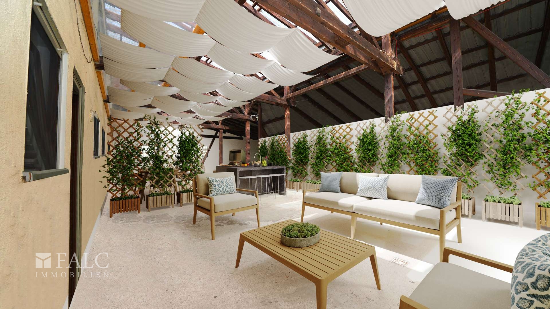 Gemeinschaftliche Terrasse