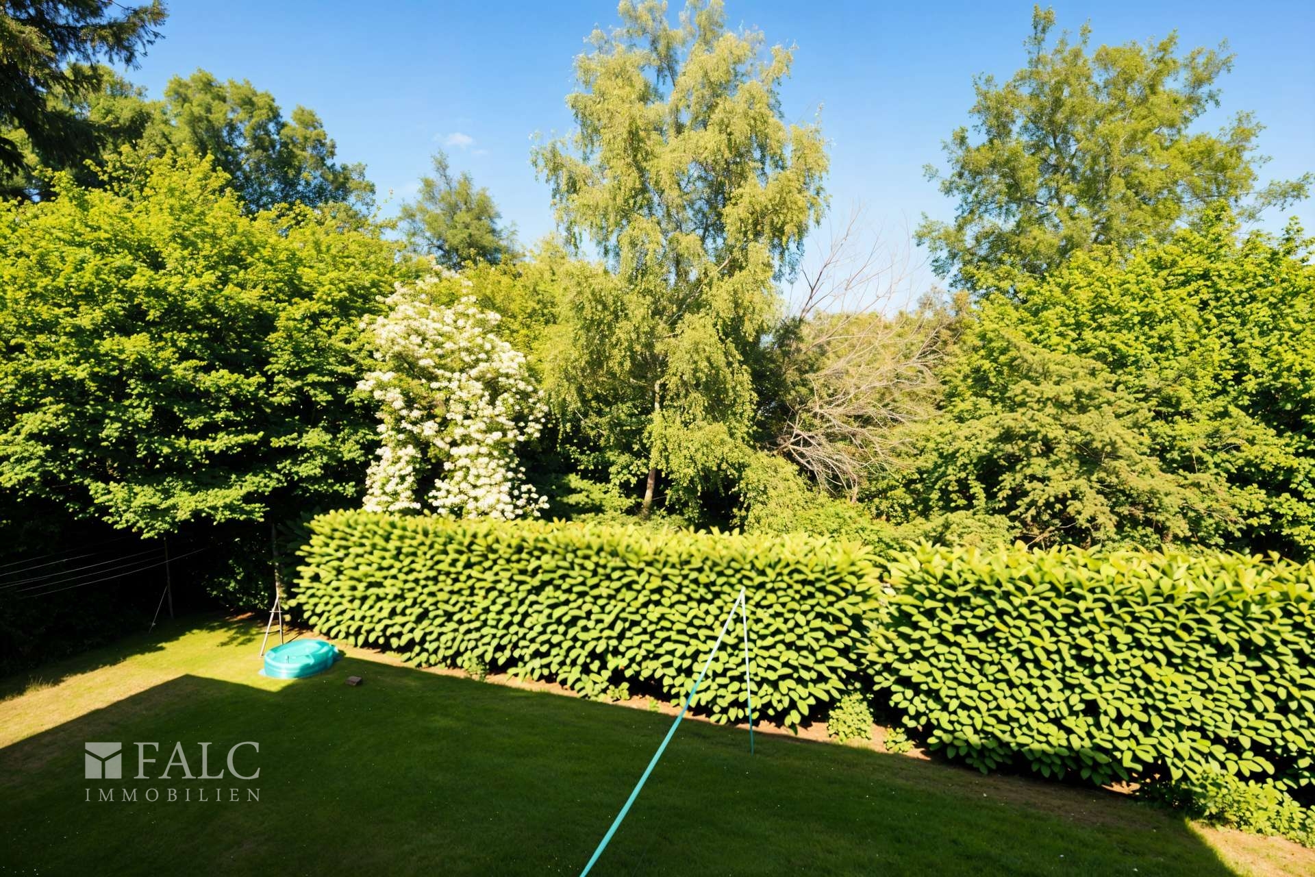 Blick in den Garten - (KI generiert)